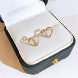 Heart Shape Zircon Earrings